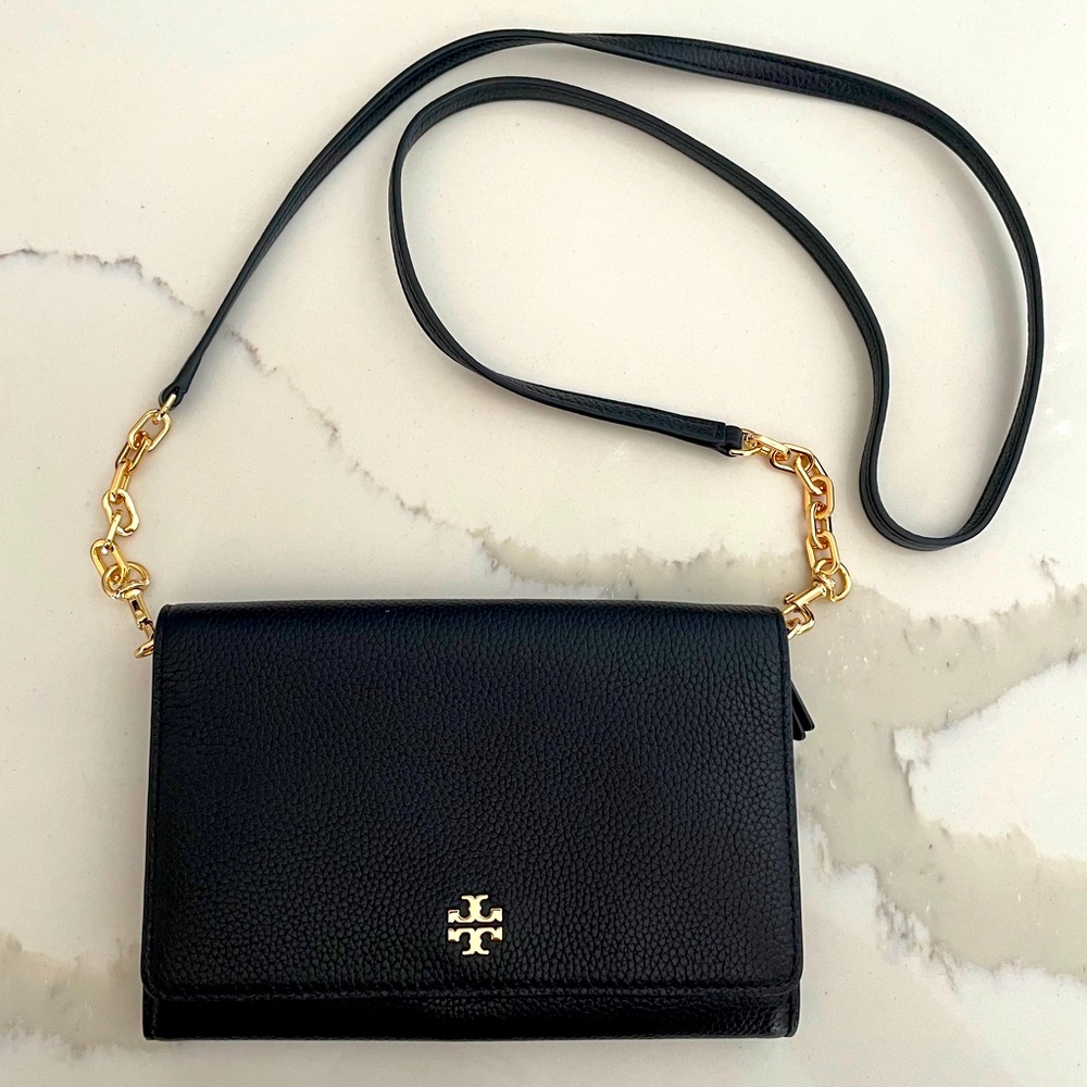 Tory Burch Black Leather Crossbody